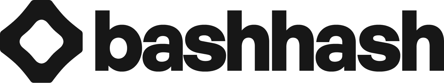 Modern logo design for bashhash.com