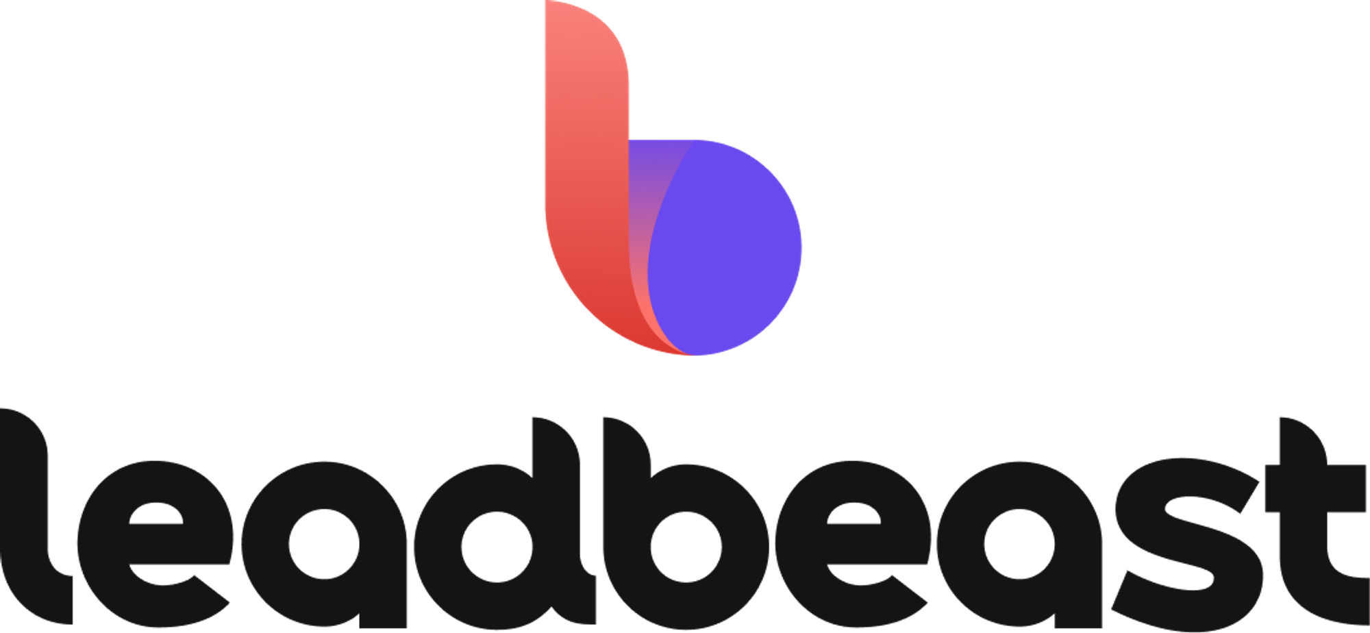 Modern logo design for leadbeast.io