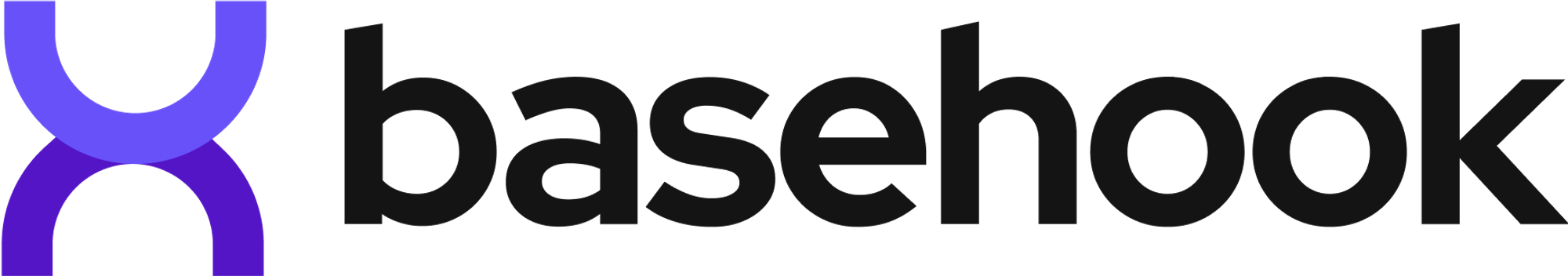 Modern logo design for basehook.com
