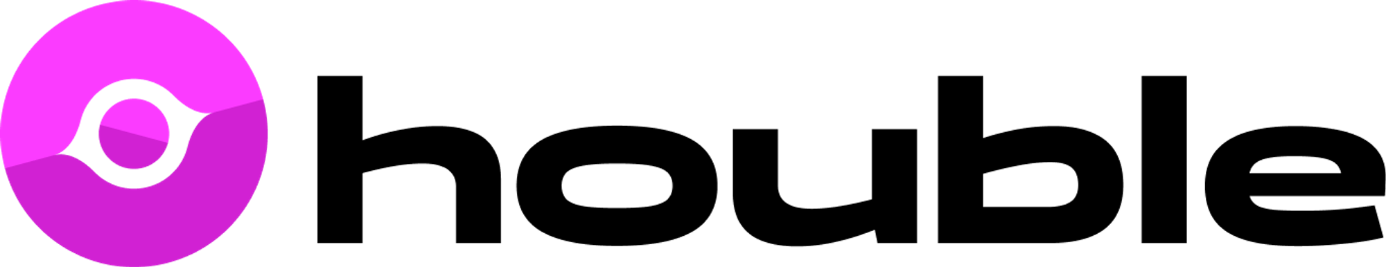 Modern logo design for houble.com
