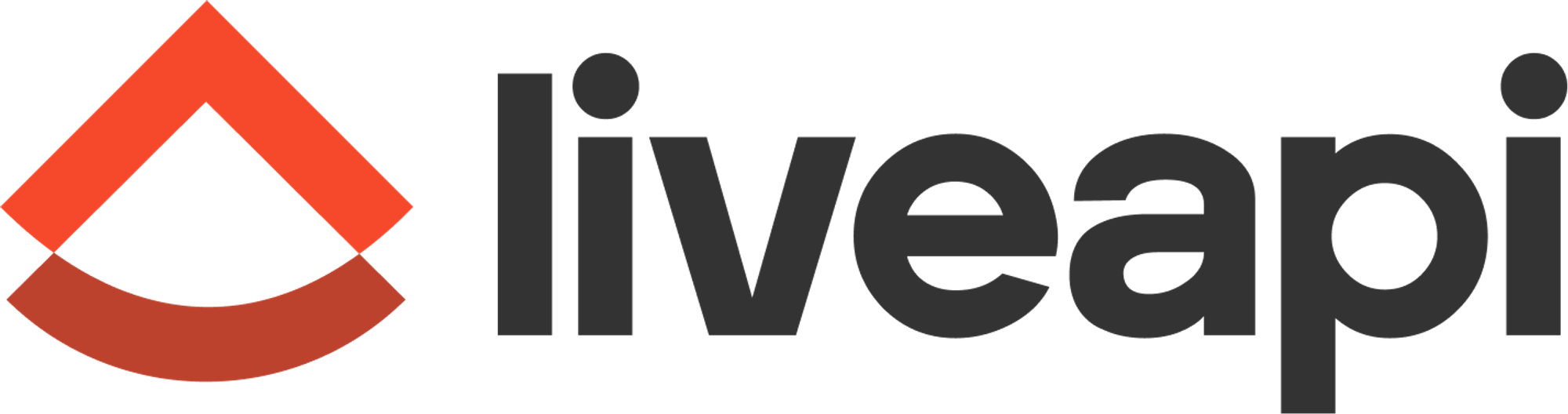 Modern logo design for liveapi.io