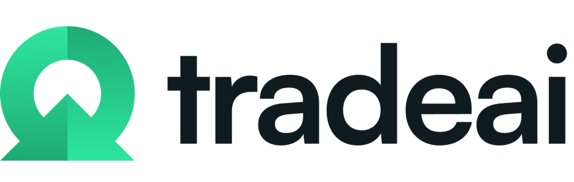 Modern logo design for tradeai.io